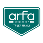 Logo Perusahaan Arfa Barbershop